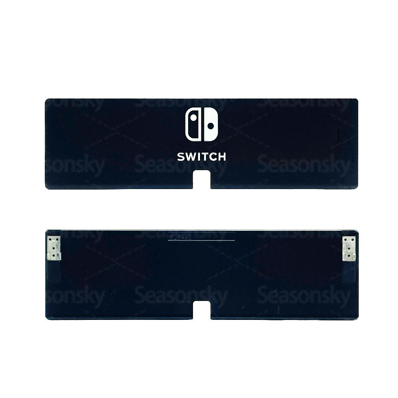 For Switch OLED Original Back Cover Metal Stand Rear Shell Stand