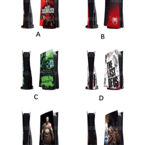 For PS5 New Designs Replace ABS Faceplate Plastic Cover Housing Case