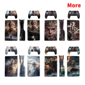 For PS5 Slim Console Skin Sticker