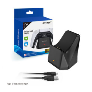 For PS5 Controller TP5-0586 Single Charging Stand LED Light Type-C Cable Charger