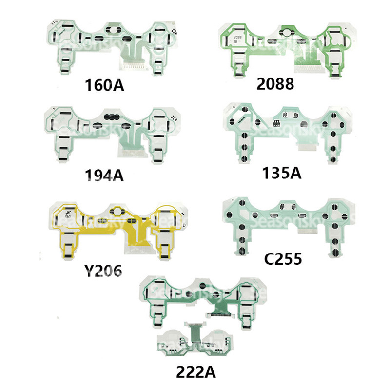 For PS3 Circuit Film Cable Ribbon Conductive Keyboard Flex PCB SA1Q194A SA1Q160A Replacement Game Vibration Controller