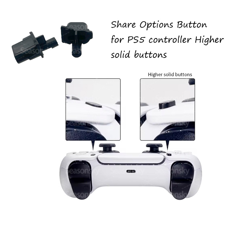 For PS5 Controllers Sharing Options Solid Buttons