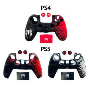 For PS4/PS5 Spider Silicone Grip Cover
