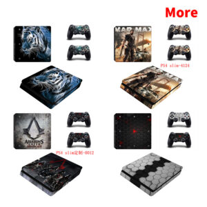For PS4 Slim Console Skin Sticker-2