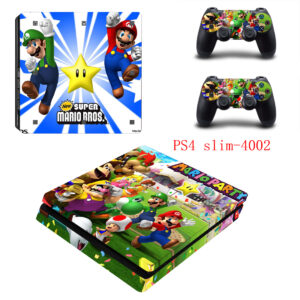 For PS4 Slim Console Skin Sticker-2