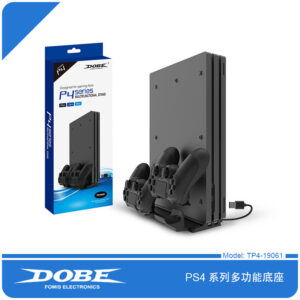 For PS4 Slim/Pro TP4-19061 Multifunctional Game Console Vertical Base