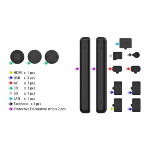 For Switch OLED TNS-2122 Dust Plug Set