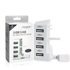 For Xbox One S Console TYX-795S USB 2.0 HUB 4-Port Power Supply Adapter