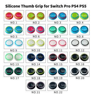 For PS5/PS4/Switch Pro Dual-Color Joystick Cap