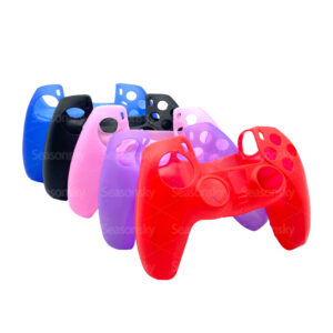For PS5 DualSense Controller Solid Color Silicone Cover